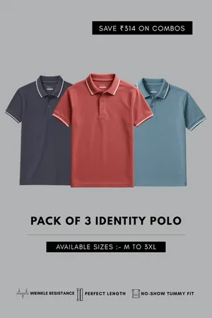 Mens Premium Blank T-shirt -Combo- Navy, Olive, Anthra Melange